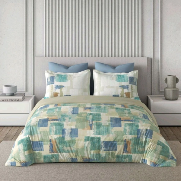 Ddecor Bedsheet King Size Bedsheet Digital Print Abstract Bedsheet 9 Feet X 9 Feet With 2 Pillow Cover