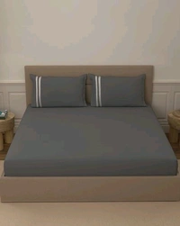 Super King Size Bedsheet 10 Feet X 10 Feet BedSheet With 2 Pillow Covers Plain Heavy Tc Premium Quality Smooth Bedsheet Shop Online - 3.00 M X 3.00 M