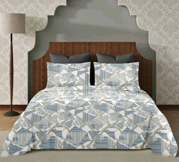 Super King Size BedSheet 120 Inch X 120 Inch With 2 Pillow Cover