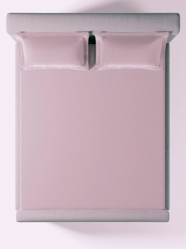 King size BedSheet Plain 400 Tc Cotton Double Bed sheet Heavy Tc 108" X 108" Lilac