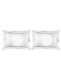 King size Bed Sheet Plain 400 Tc Cotton Double Bed sheet White Premium Quality Heavy Thread Count - 2.74 M X 2.74 M