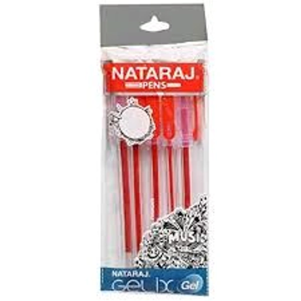 Natraj Gel Pen  - Red