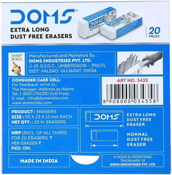 Doms Eraser  - 5/- MRP