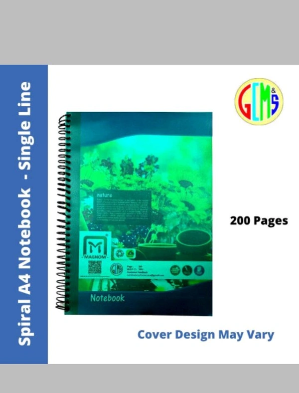 Magnom A4 Spiral 200page