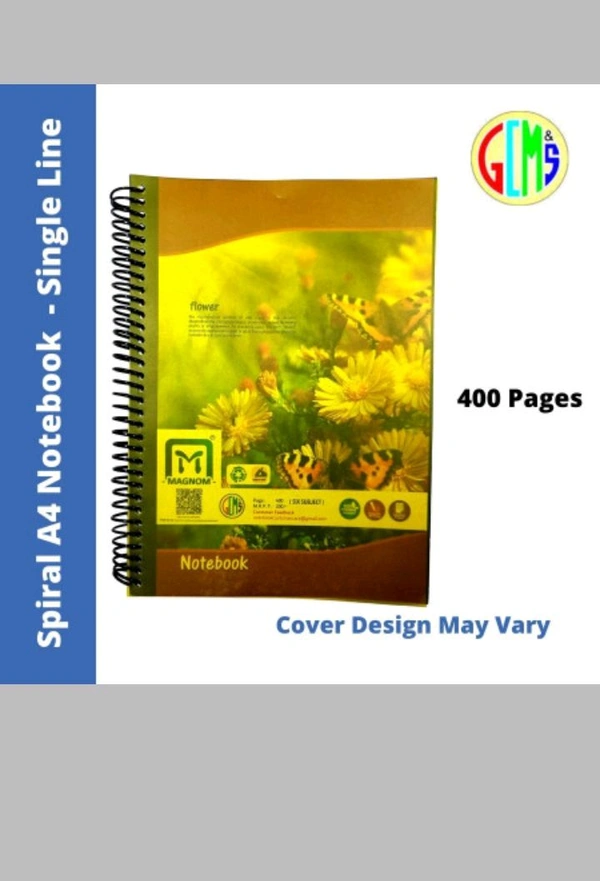 Magnom A4 Spiral 400Page