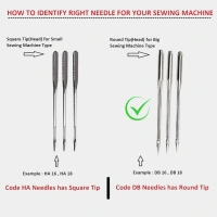 Machine Needles DBx1 96×1 16-100 Pack of 10 pcs (Industrial Sewing Machine) - 10 Pieces