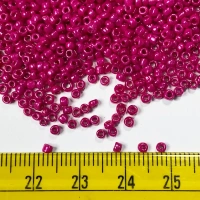 Opaque Seed Beads in Rose Color 2mm - 50 grams