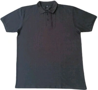 Charcoal Polo Shirt For Men - Black, Medium