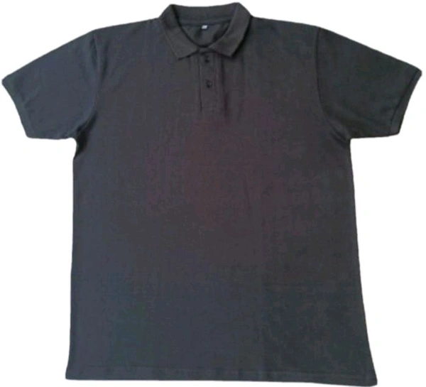Charcoal Polo Shirt For Men - Black, Medium