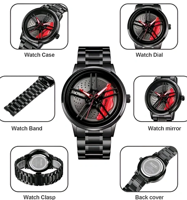 Turbo Red Racer Watch - Red, 42-45 mm
