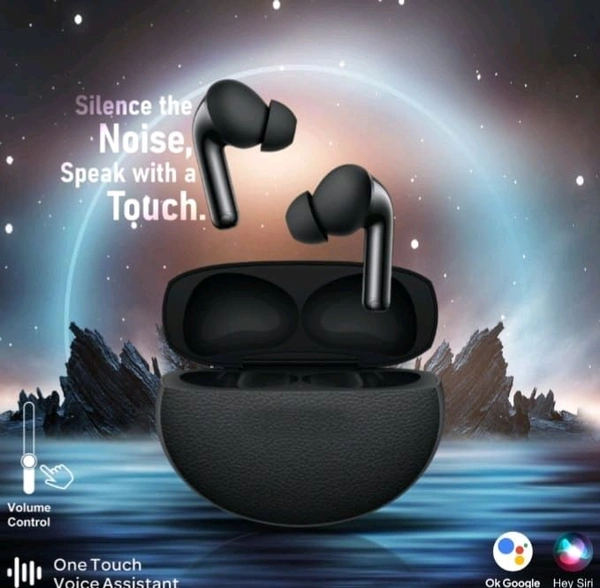 Touch Tune Z1 Earbuds  - Black, 3-4 Cm