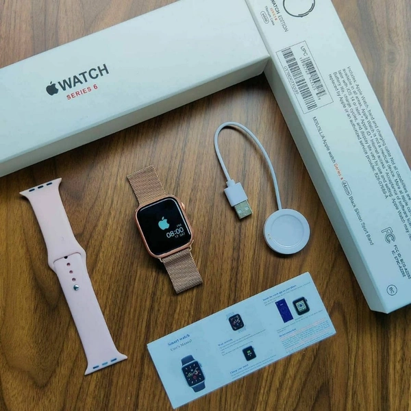 Series 6 With Metal Strap - White