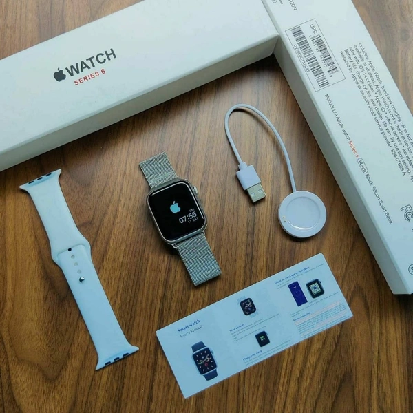 Series 6 With Metal Strap - White