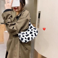 Imported Fur Printed Sling Bag - 3