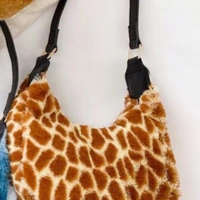 Imported Fur Printed Sling Bag - 6