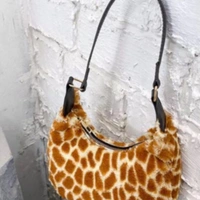 Imported Fur Printed Sling Bag - 6