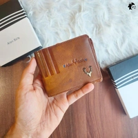 Branded Wallet - Tan