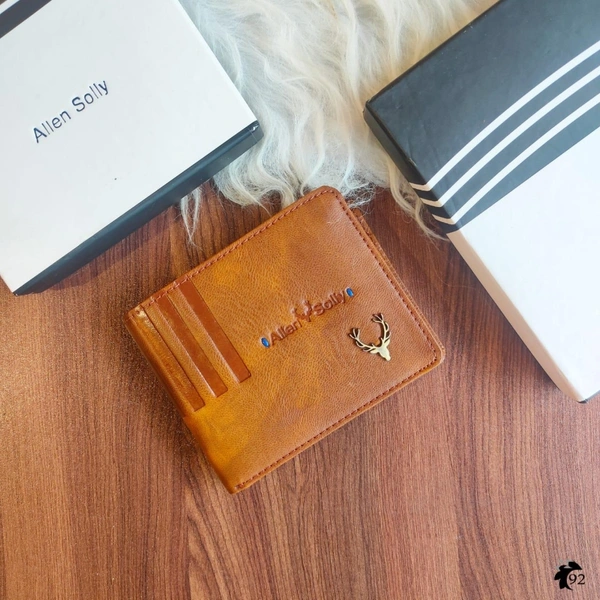 Branded Wallet - Tan