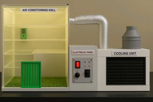 Central A. C.  (College Science Project )