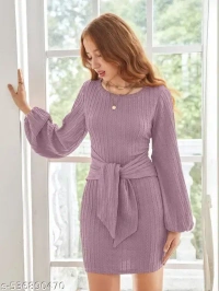 Name : women's Party wear Knee Length Strachable Jequard Fabric One Piece Midi Dress(Bodycon Dress)  Fabric : Jacquard  Sleeve Length : Long Sleeves  Pattern : Striped - XS (Bust Size : 32 in, Length Size: 37 in)  S (Bust Size : 34 in, Length Size: 37 in)  M (Bust Size : 36 in, Length Size: 37 in)  L (Bust Size : 38 in, Length Size: 38 in)  XL (Bust Size : 40 in, Length Size: 38 in), Fuchsia Pink