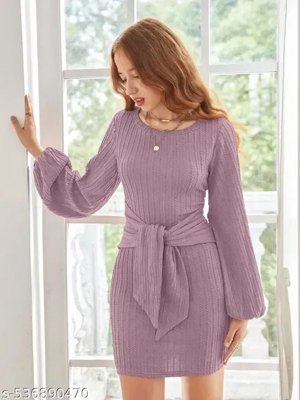 Name : women's Party wear Knee Length Strachable Jequard Fabric One Piece Midi Dress(Bodycon Dress)  Fabric : Jacquard  Sleeve Length : Long Sleeves  Pattern : Striped - XS (Bust Size : 32 in, Length Size: 37 in)  S (Bust Size : 34 in, Length Size: 37 in)  M (Bust Size : 36 in, Length Size: 37 in)  L (Bust Size : 38 in, Length Size: 38 in)  XL (Bust Size : 40 in, Length Size: 38 in), Fuchsia Pink