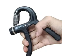 Elastic Resistance Bands Fitness Rope Rubber Bands for Fitness Exercise and Exclusive Pencil Skipping Rope For Men Women Weight Loss Rope Speed Skipping Rope Speed Skipping Rope and Adjustable Hand Grip Strengthener for Hand Rehabilitation Exercising - FREE, Black
