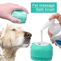 Pet Bath Massage Brush – Makes Your Dog Love Bath Time! 🐶🛁 - Yellow