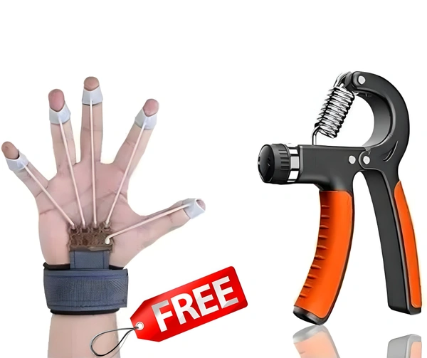 PowerGrip™ Hand Gripper + FREE Therapy Band