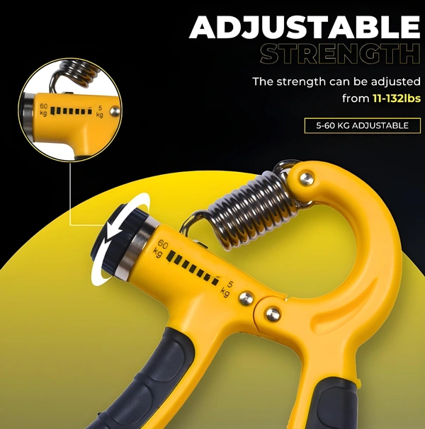 PowerGrip™ Hand Gripper + FREE Therapy Band