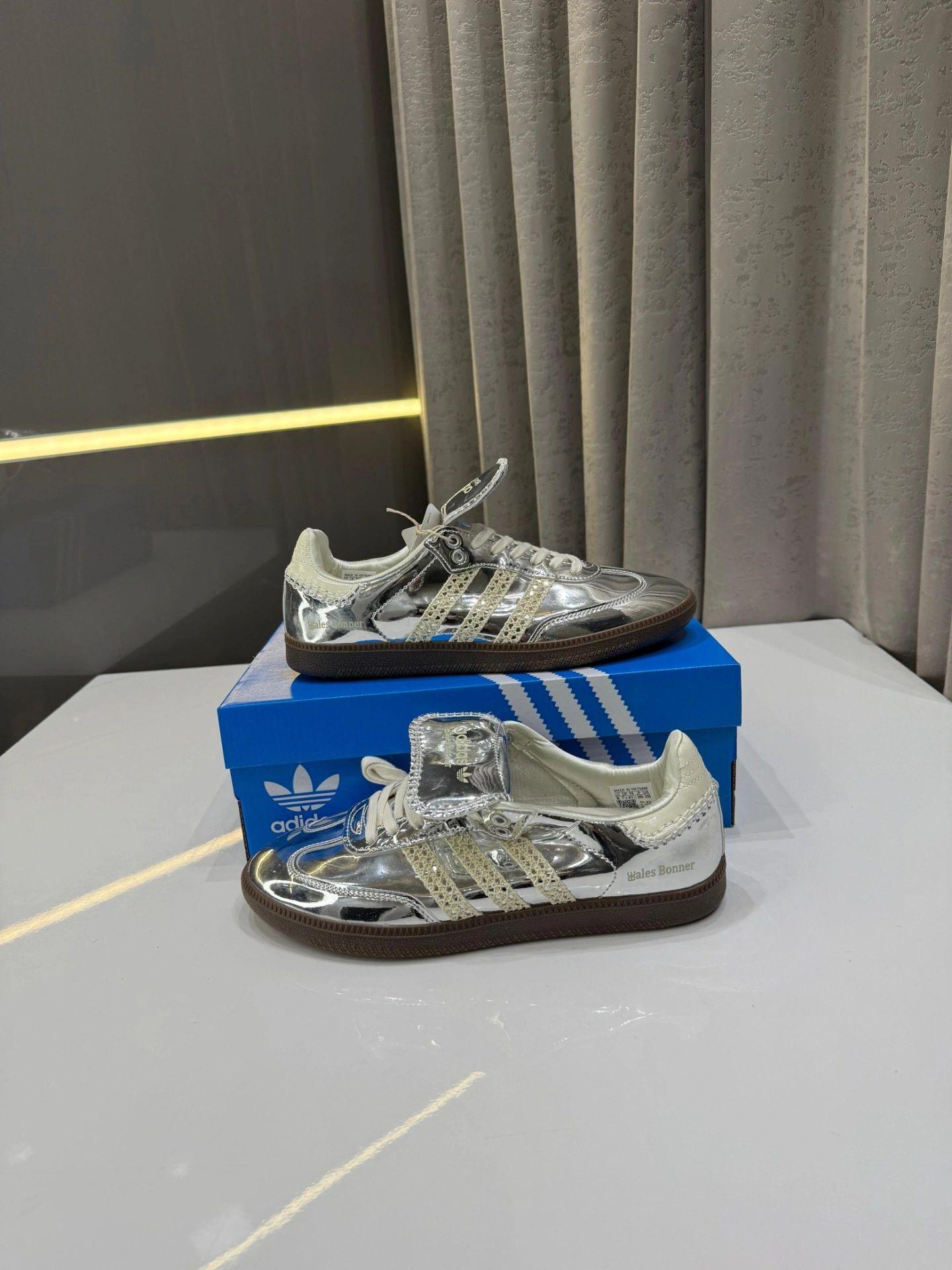 Adidas samba x wales bonner silver
