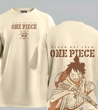 Anime Merch - One peace - White, XL