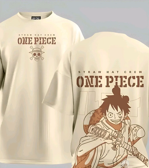 Anime Merch - One peace - White, XL