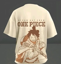 Anime Merch - One peace - White, XXL