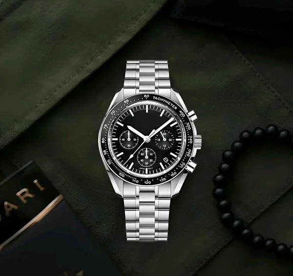 Chronograph 44mm Watch - Black