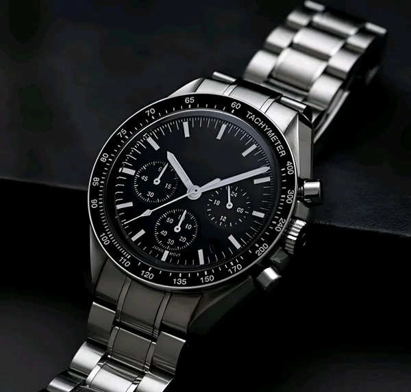 Chronograph 44mm Watch - Black