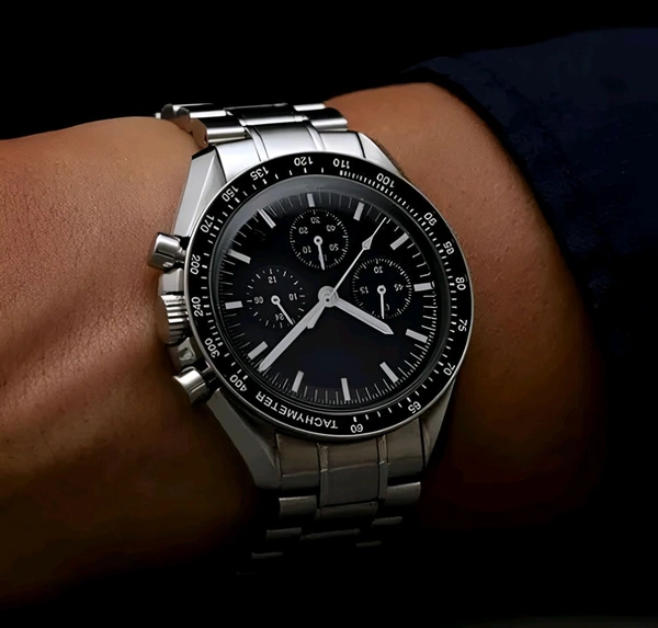 Chronograph 44mm Watch - Black