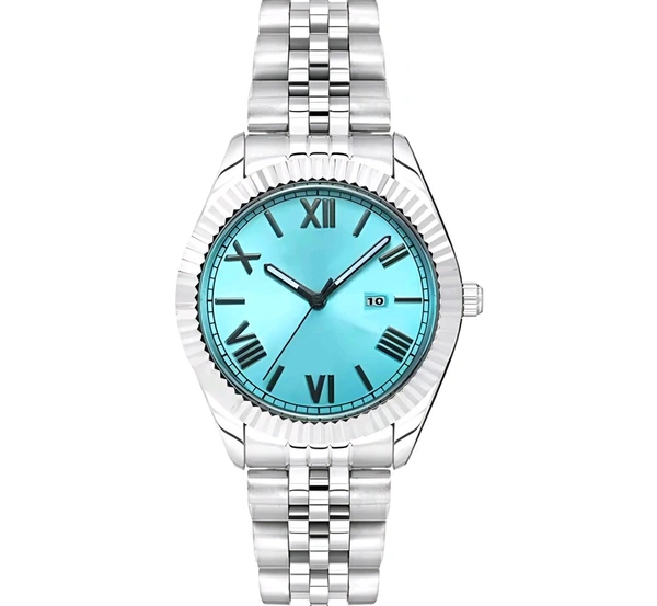 Imperial Frost 38mm Watch - Cyan Aqua
