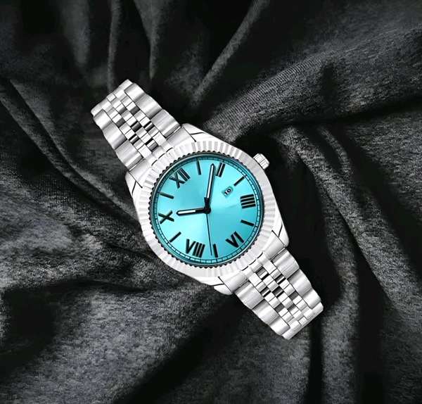 Imperial Frost 38mm Watch - Cyan Aqua