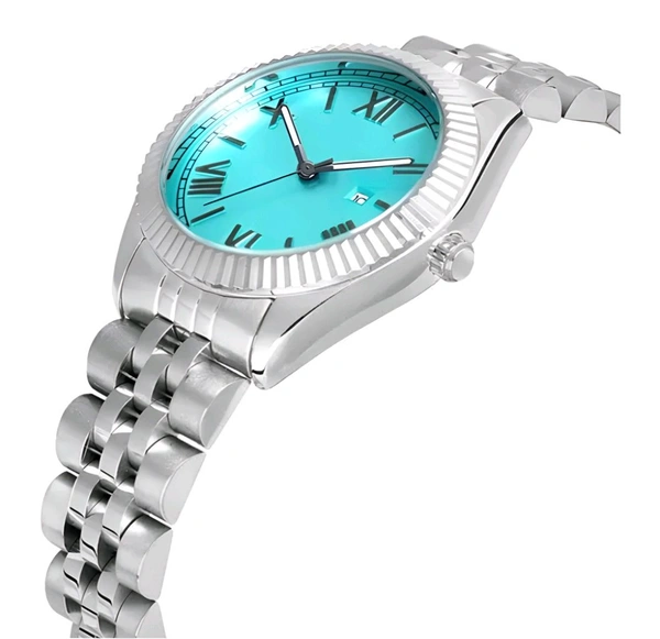 Imperial Frost 38mm Watch - Cyan Aqua
