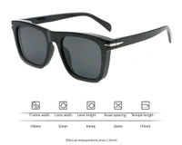 Imperial Black Glasses  - Black