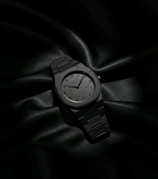 Arabic Aura Watch (Black)  - Black