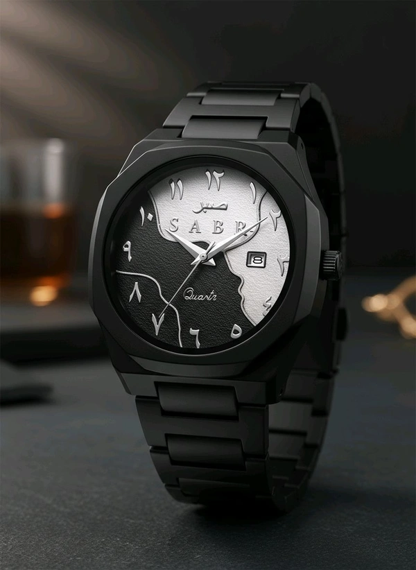 Arabic Aura Watch (Black/white) Limited Edition 
