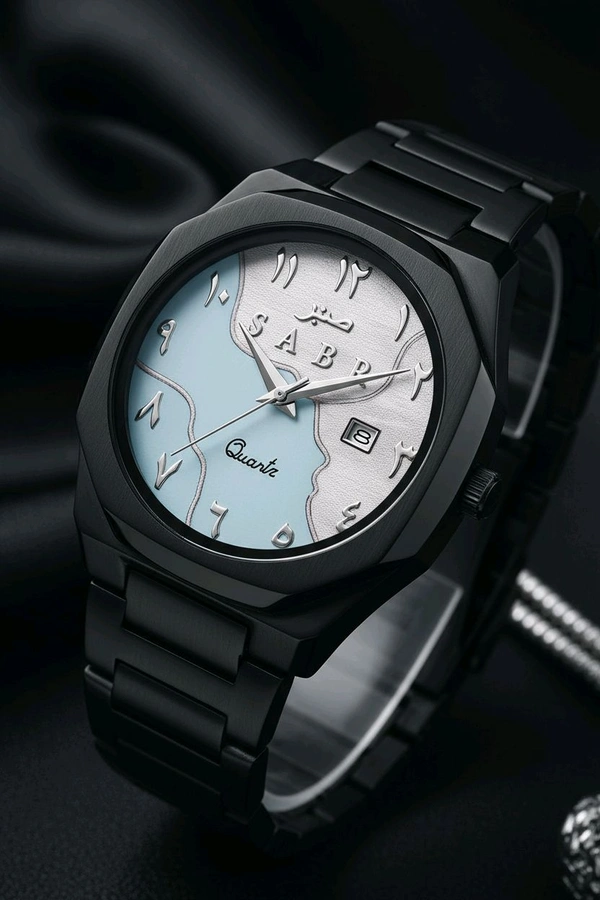 Arabic Aura Watch (Cyan/white) Limited Edition 