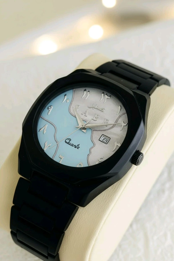 Arabic Aura Watch (Cyan/white) Limited Edition 