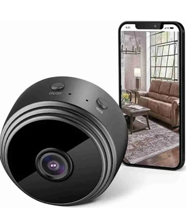 Wireless HD Camera |  Full HD Wi-Fi Wireless Security Camera | WiFi A9 Mini IP Ball Camera |Safe Mini Camera | Security Camera with Motion Detection Alert | A9 1080P Mini Hidden Spy Camera | Mini CCTV Camera | Night Vision Camera - Black