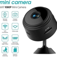 Wireless HD Camera |  Full HD Wi-Fi Wireless Security Camera | WiFi A9 Mini IP Ball Camera |Safe Mini Camera | Security Camera with Motion Detection Alert | A9 1080P Mini Hidden Spy Camera | Mini CCTV Camera | Night Vision Camera - Black