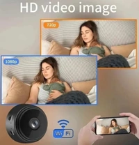 Wireless HD Camera |  Full HD Wi-Fi Wireless Security Camera | WiFi A9 Mini IP Ball Camera |Safe Mini Camera | Security Camera with Motion Detection Alert | A9 1080P Mini Hidden Spy Camera | Mini CCTV Camera | Night Vision Camera - Black