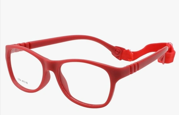 Girls cat eye frame - 48.mm, Red, 6 momth, -0.00 and -6.00 SPH and -2.00 CYL BLUE CAT LENS