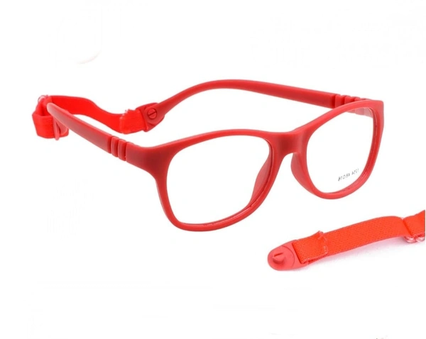 Girls cat eye frame - 48.mm, Red, 6 momth, -0.00 and -6.00 SPH and -2.00 CYL BLUE CAT LENS