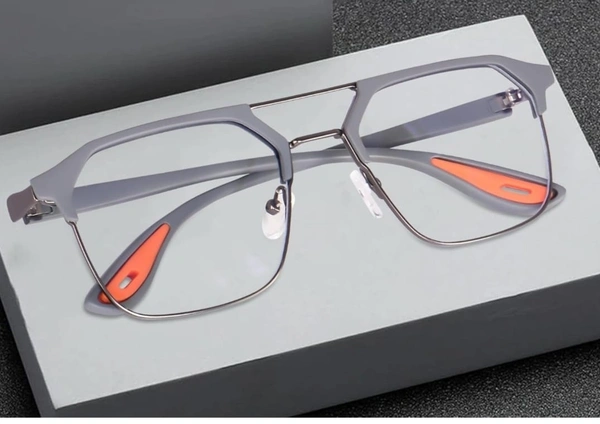 SQUARE FRAME - 55.MM, GREY, 0.00